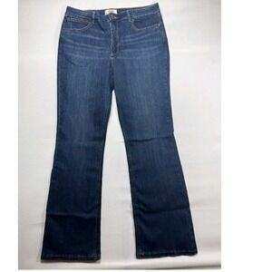 Wrangler Jeans Womens 16/32 Bootcut High Rise Stretch Dark Wash Denim NWT
